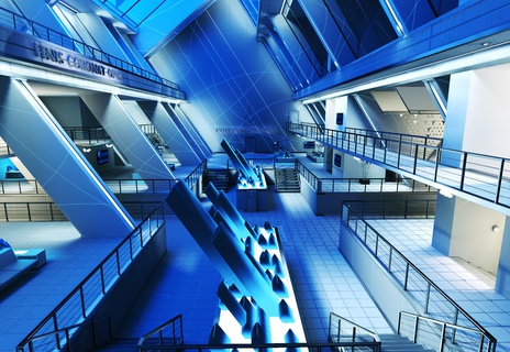 Торговый центр с новым дизайном